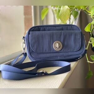 baggallini slate blue crossbody